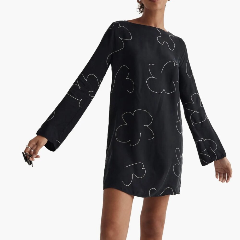 Madewell Shift Dress in Black